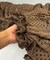Brown Minky Dot Fabric by the Yard, 60" Wide Ultra-Soft Plush Minky Fabric for Baby Blankets, Nursery Decor, Plush Toys & Sewing